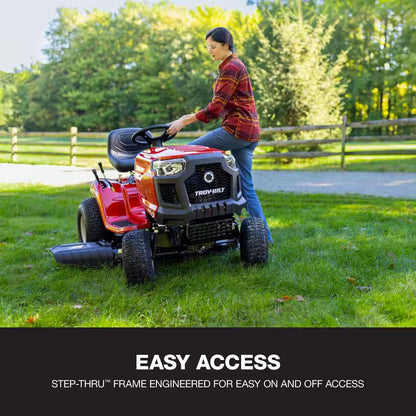 Pony 42 In. 15.5 HP Briggs and Stratton 7-Speed Manual Drive Gas Front Engine Riding Lawn Tractor
