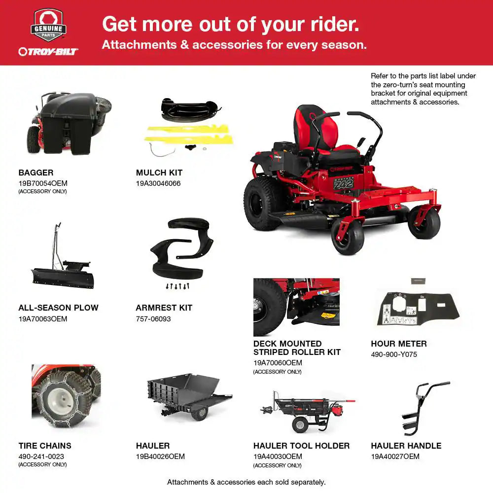Mustang 42 In. 22 HP V-Twin Kohler 7000 Series Engine Dual Hydrostatic Drive Gas Zero Turn Riding Lawn Mower