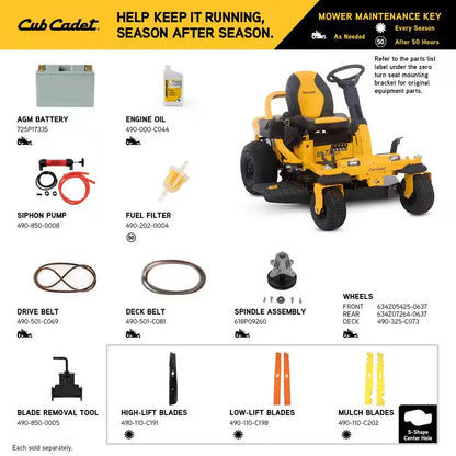 Ultima ZTS1 42 In. Fabricated Deck 22HP V-Twin Kohler 7000 Series Engine Dual Hydro Drive Gas Zero Turn Riding Mower